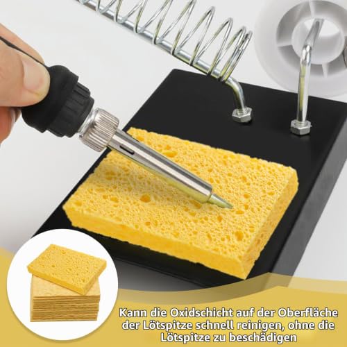 Pack of 30 soldering tip cleaning sponges, replacement sponges, sponges for soldering irons | Soldering sponges, soldering tip cleaners, industrial sponges, soldering iron cleaning sponges, pads for workbenches and workshops