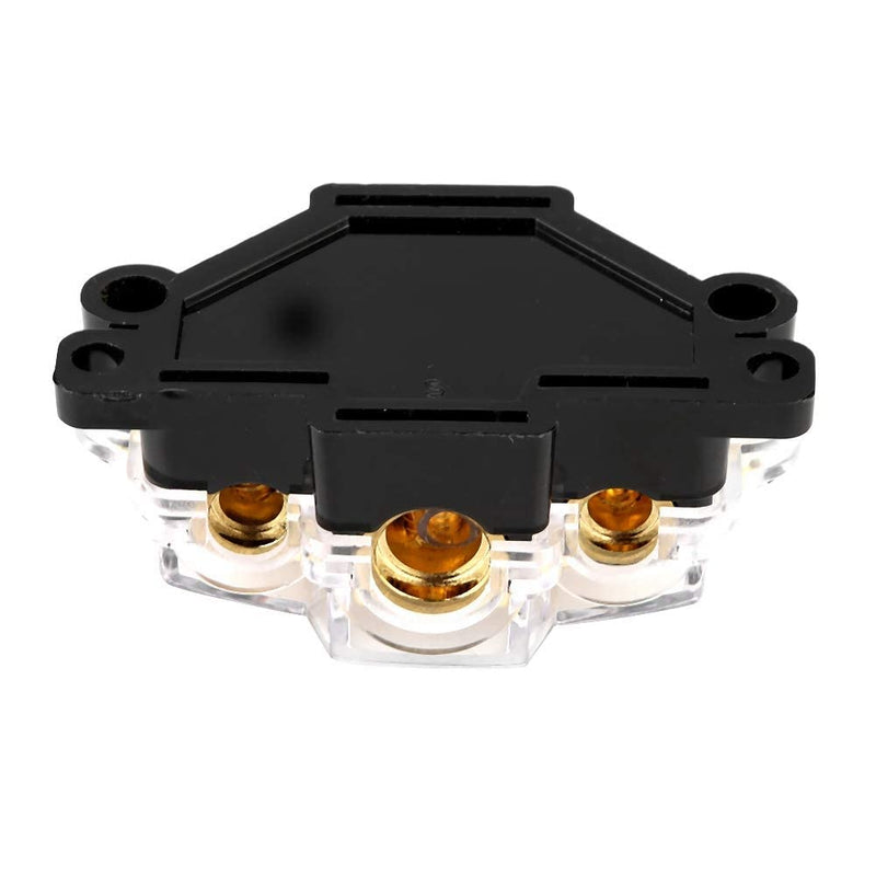 Distribution Block, Power Distribution Block, 3-Way Car Audio Stereo Power Distribution Block Splitter 1 in 3 Out