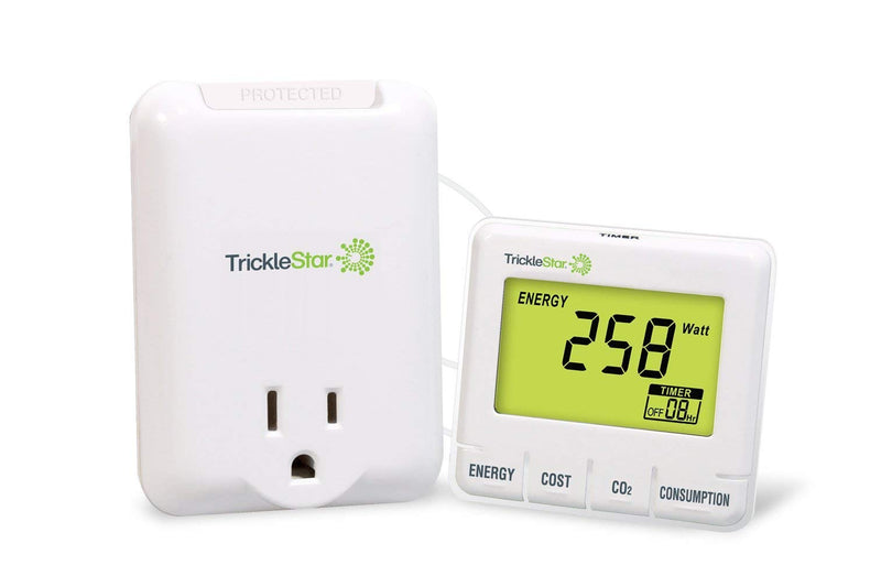 [Australia - AusPower] - Energy Monitor, Watt Meter, Power Meter, Electric Meter, Plug-in for Instant Energy Consumption Display in Watts, Cost, & CO2. TrickleStar TS2003 