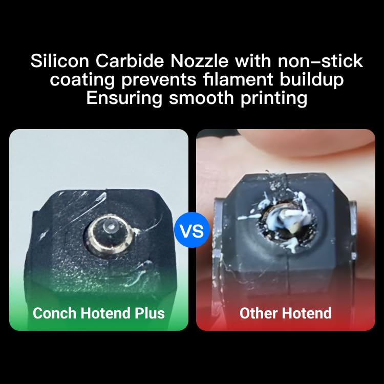 Phaetus Conch Hotend with Heater and Thermistor for P1P/P1S/P1SC 0.4mm