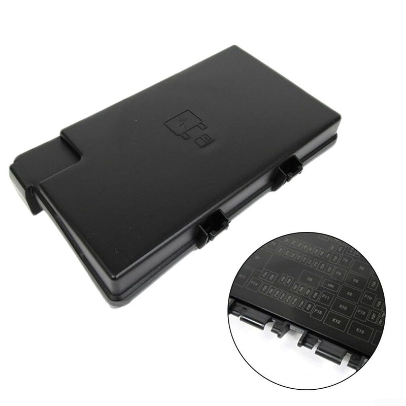 Fuse Relay Box Cover Lid Replacement for OEM 68202821AA for Ram 1500 2500 3500 4500 5500 2013-2018 Truck Electrical Junction Protection Panel Direct Fit Black Plastic Housing