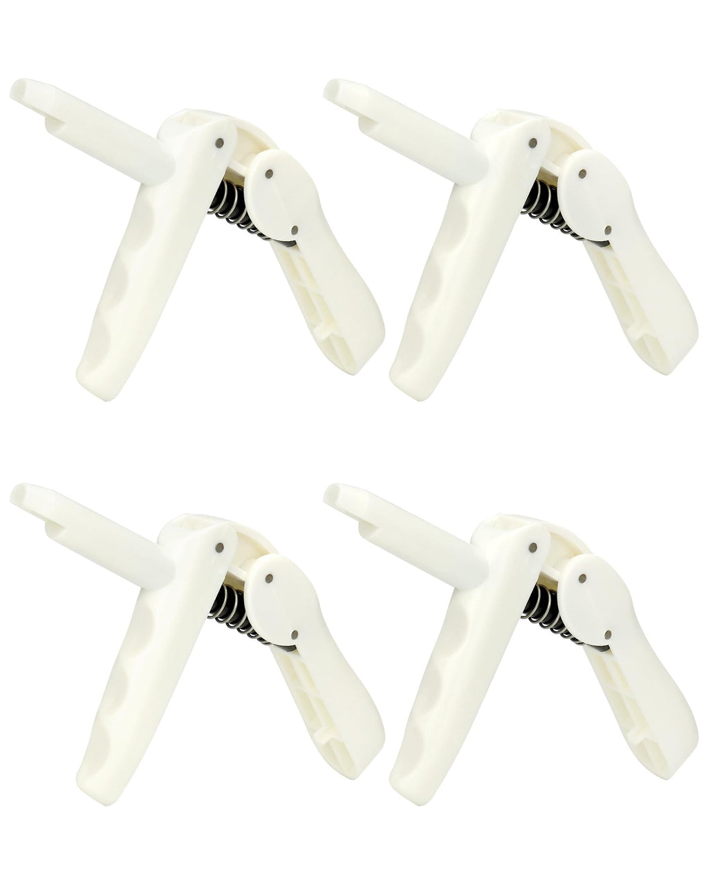 QWORK Dental Composite Gun, 4 Pack Impression Mixing Dispensing Gun Composite Dispensing Guns, Dental Dispenser Applicator Compatible with Most Unidose Tips, Capsule Dispenser Syringe