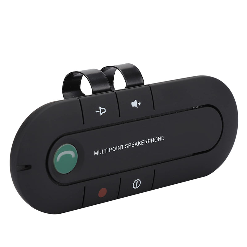 [Australia - AusPower] - Wireless Bluetooth Sun Visor Car Speakerphone with Charger - Handsfree Call Music Speaker Kit 