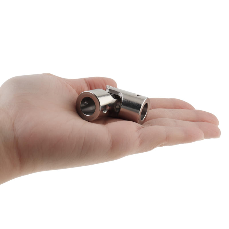 [Australia - AusPower] - 2 Pcs 12mm to 12mm Universal Joint Shaft Coupler 45# Steel 360 Degree Rotatable Coupling Steering Connector for RC Model Motor/RC Car/Crawler/Boat with Screws (2, 12mm to 12mm) 2 