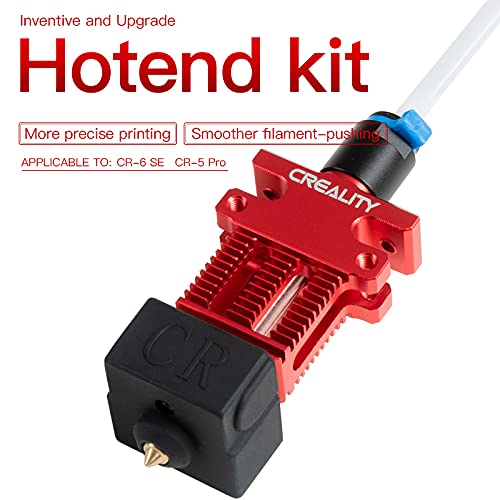 Original Creality CR6 SE Hotend Extruder Kit with Extra 2pcs Nozzles 0.4mm for CR-6 SE/Max/CR-5 PRO 3D Printer with Cartridge Heater, Thermistor
