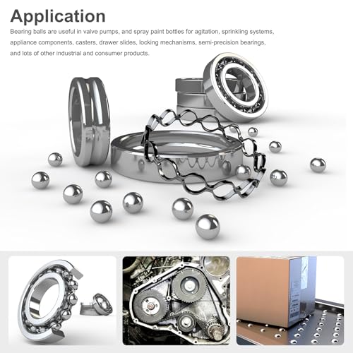 HiPicco 25 Pack 15mm Bearing Ball 304 Stainless Steel G100 Precision Balls