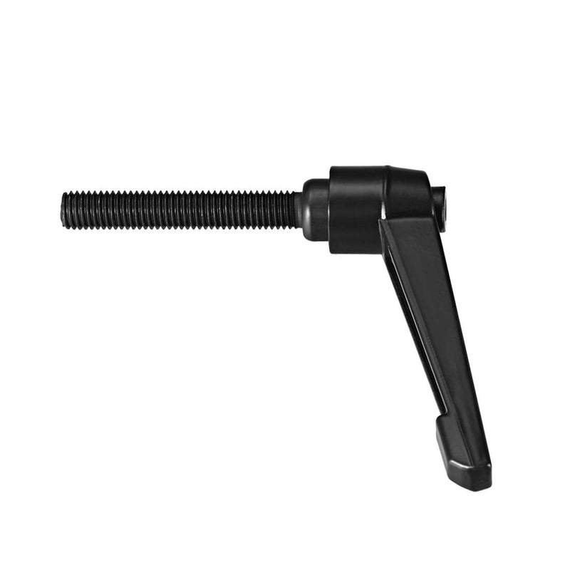 [Australia - AusPower] - uxcell M10 x 50mm Handle Adjustable Clamping Lever Thread Push Button Ratchet Male Threaded Stud Knobs Rotating Screw Handles Bolts with Locking Lever Black 3pcs 