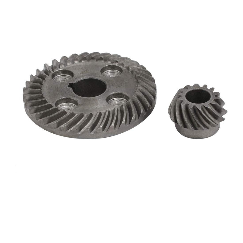 [Australia - AusPower] - uxcell® 90 Degree Shaft Angle Replacement Part Spiral Bevel Helical Gear Set 3pcs 