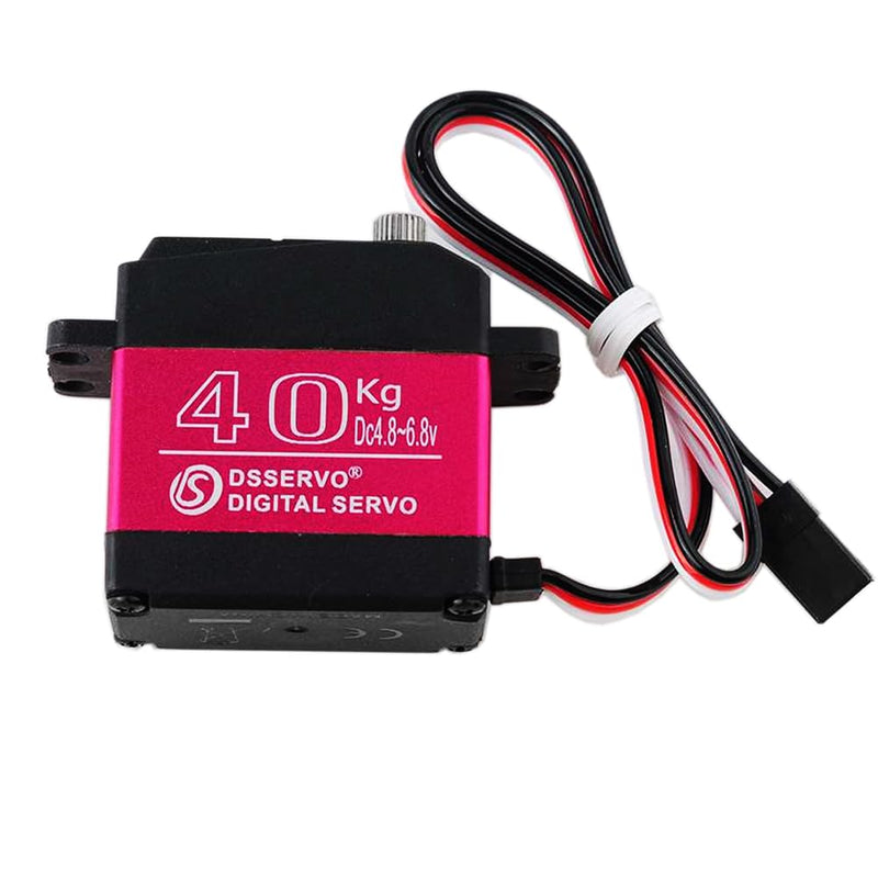 [Australia - AusPower] - 40KG Digital Servo High Speed Servo Motor 45 kg/cm Full Metal Gear Servo DS3240 for 1/8 1/10 1/12 Scale RC Boats and Cars (Control Angle 270°, Pack of 2) 2PCS 40KG DS3240 - 270° 
