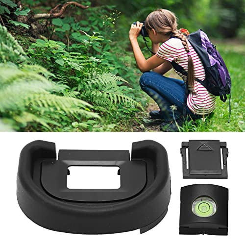 Zyyini Camera Eyecup for, EC-II Camera Eyecup Eyepiece Viewfinder Protector Replacement, with Camera Hot Shoe Level and Cover,for -1V/1Ds Mark II/1D Mark II N/1D Mark II/1DS/1D