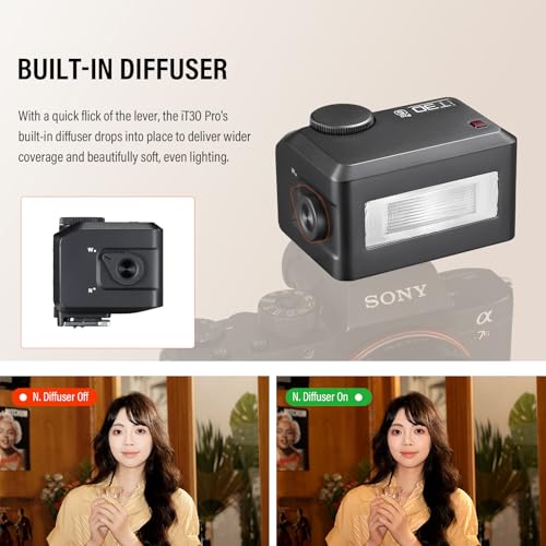 Godox iT30 Pro C Mini TTL Flash Compatible for Canon Cameras Godox iT30ProC Black IT30 PRO for Canon