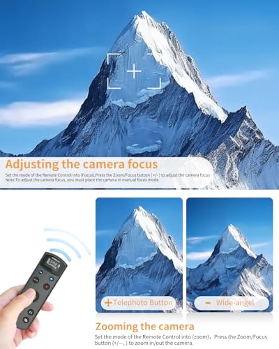 for Sony Camera Wireless Remote Control Rechargeable Shutter Release Update Black Remote for Sony