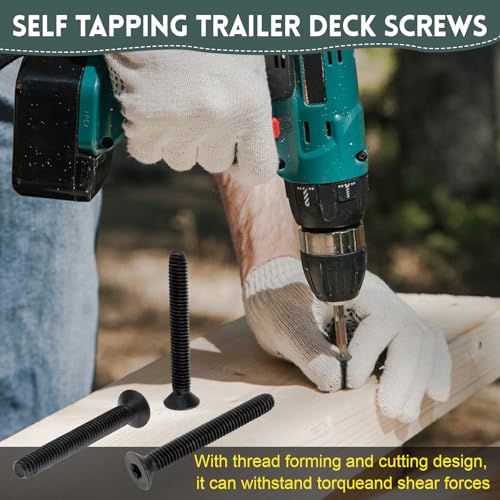 Trailer Deck Screws, 5/16-18 x 2-1/2" for Trailer Flooring & Metal