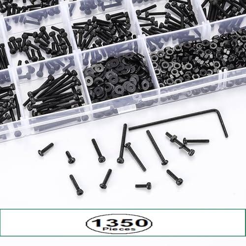 MUNUOSIKEJI white zinc hex bolt assortment kit with M6, M8, and M10 bolts, 135-piece screw and bolt set
