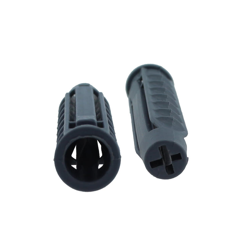 [Australia - AusPower] - Plastic Expansion Bolt RLECS 12PCS 50mm / 2inch Gray ABS Plastic Expansion Pipe Wall Anchors for Concrete Wall or Brick Wall Installation 
