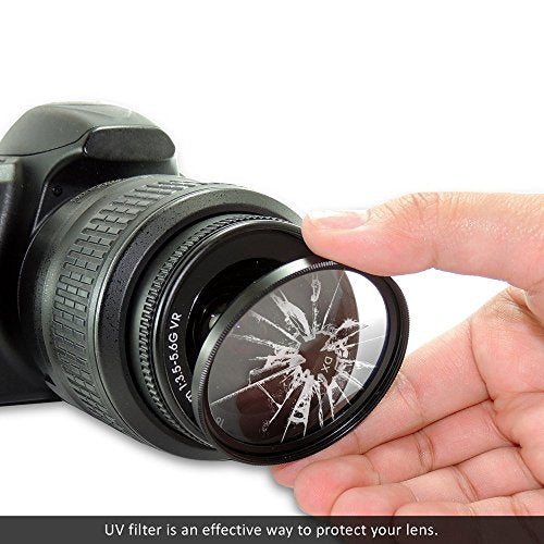 58mm 7PC Filter Set for Fujifilm X-T2, X-T3, X-T10, X-T20 Mirrorless Digital Camera with 18-55mm F2.8-4.0 R LM OIS Lens - Includes 3 PC Filter Kit (UV-CPL-FLD) and 4PC Close Up Filter Set (+1+2+4+10)