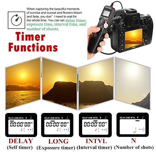 PHOLSY N10 Timer Remote Control Cable Intervalometer for Nikon N10 für Nikon
