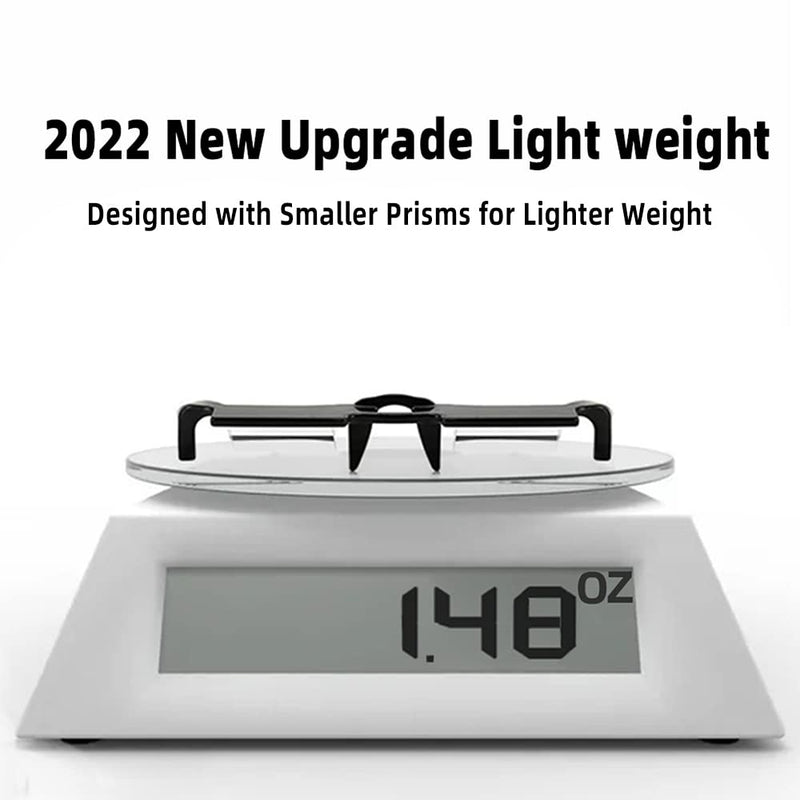 [Australia - AusPower] - Prism Glasses Lazy Glasses Horizontal Position Glasses for lying down 90 Degree Glasses for Laying Down Reading and Watching TV 