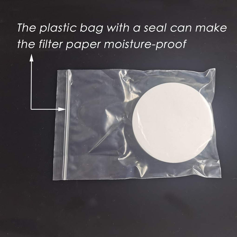 [Australia - AusPower] - HeyWin Filter Paper Round White, 11 cm, Pack of 100, Quality Filter Paper for Science Experiment, Also for Oil Industry Test (110 mm) 110mm 