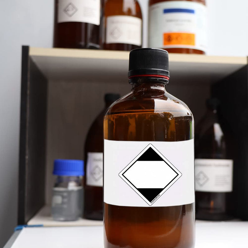 ChromaLabel 1 Inch Permanent Durable Square D.O.T. Hazard Labels, Limited Quantity Hazard Pictogram, 250/Roll 1" x 1"