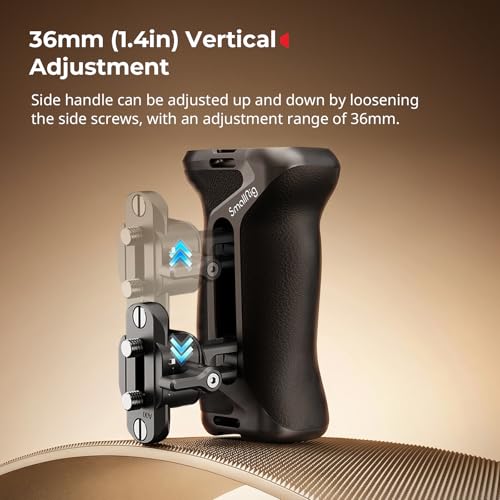 SmallRig NATO Aluminum Camera Side Handle Includes a NATO Rail NATO Side Handle