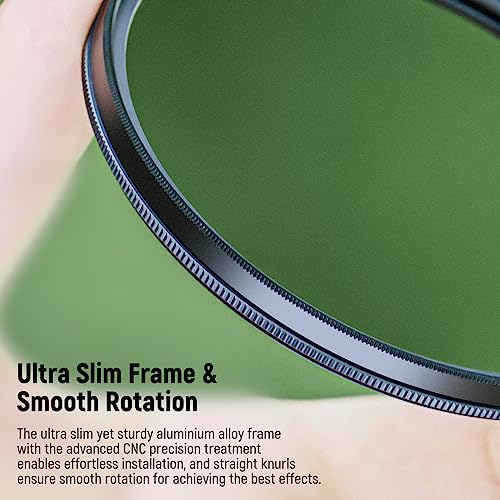 NEEWER Polarizer Filter 43mm Circular MC CPL with Multi Resistant Nano 24 Layers with HD Optical Glass for Lenses, Reduces Reflection/Glare/Improves Contrast