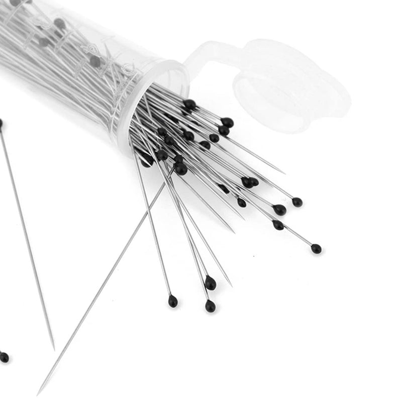[Australia - AusPower] - Insect Pin 300PCS 3Sizes Stainless Steel Mounting Specimen Needles with Safe Hard-Plastic Storage Vial Size 0 1 2 Entomology Pins 