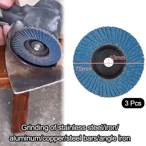15 Pieces Cutting Disc 76 mm, 3 Pieces Serrated Disc 76 mm, Cutting Discs 76 x 10 mm, 2 Pieces 75 x 10 mm Felt Polishing Discs, Cutting Disc Set for Mini Angle Grinder, Cutting, Polishing, Grinding