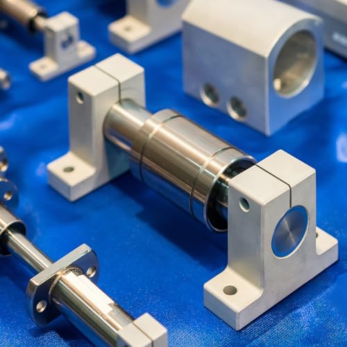 sourcing map 12pcs LM12UU Linear Ball Bearings, 12mm Bore Dia, 21mm OD,30mm Length, Linear Motion Bearing for CNC Machine Tool 3D Printer 12