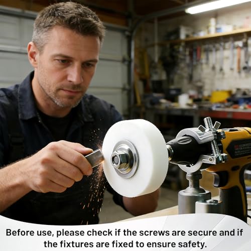 Whetstone Round 1 Piece Sanding Disc 75 mm White Grit 80 for Metal Wood Plastic Rubber Leather - Ideal for Workshop DIY Repair