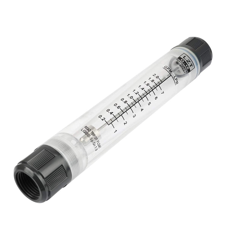 [Australia - AusPower] - Water Flow Meter Panel Type Flowmeter LZT G-15 (0.2-2.0 GPM 1-7 LPM) 0.2-2.0 GPM 1-7 LPM 