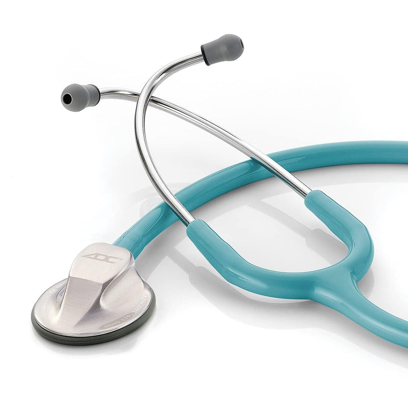[Australia - AusPower] - ADC Adscope 615 Platinum Sculpted Clinician Stethoscope with Tunable AFD Technology, Lifetime Warranty, Turquoise 