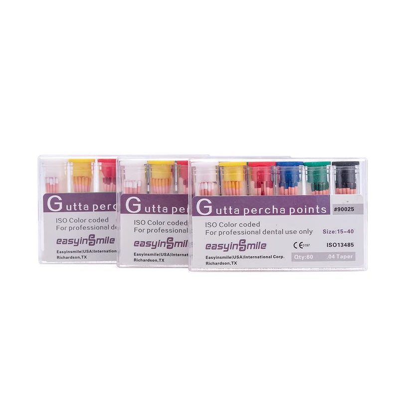 [Australia - AusPower] - Gutta Percha Paper Points 2 Packs .02/.04/.06 Taper for Dental Endodontic Root Canal Treatment (#15-40.04 Taper) #15-40 .04 Taper 