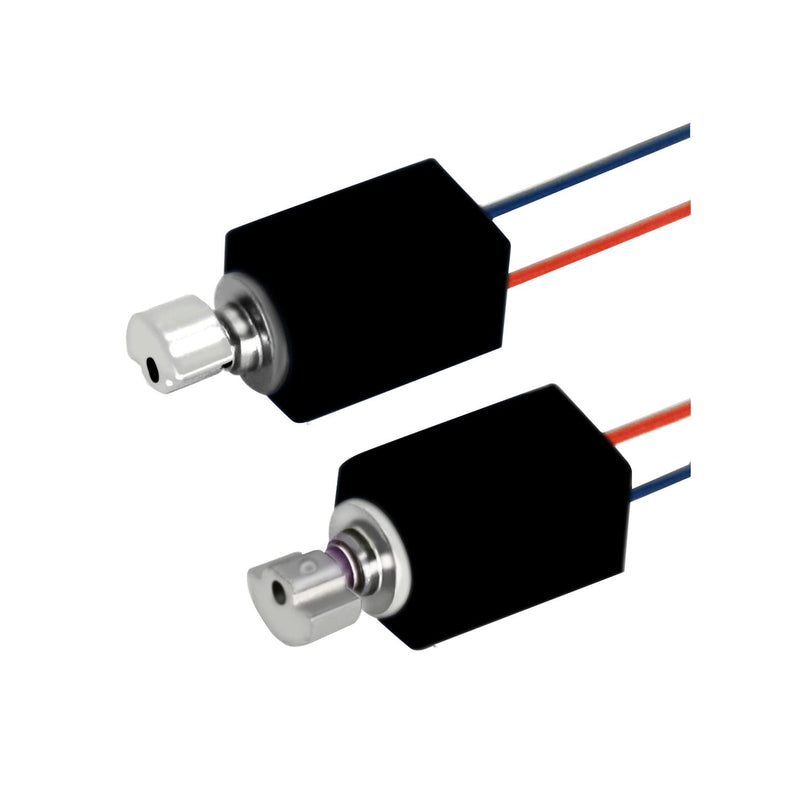 [Australia - AusPower] - 20Pcs DC 3V 3500RPM Pager Cell Phone Micro Vibration Motor 4mm x 8mm(Black) 