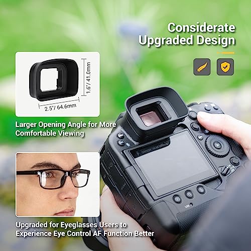 Extended EOS R3 Eyecup,Replaces Canon Eyecup ER-h/ER-hE Eyecup for Canon EOS R3