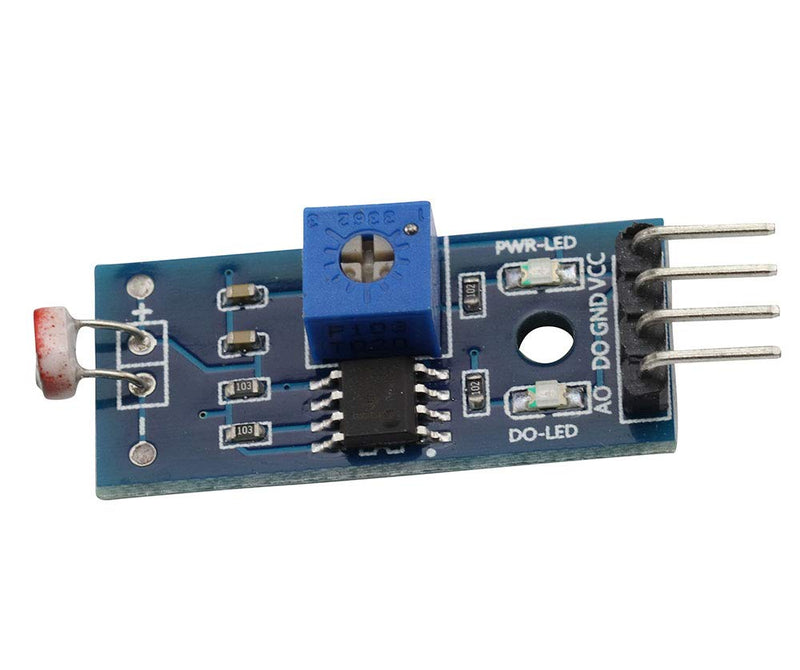 [Australia - AusPower] - 3PCS Photosensitive Sensor Module Digital Light Intensity Detection Light Sensor Photosensitive diode Photoresistor Module 4pins DC 3.3-5V LM393 Comparator 