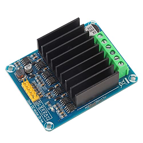 Dual 32A Motor Driver, 30A DC Motor Driver, 1 Piece DC5-12V 0A-30A Two-Channel H-Bridge Motor Driver Board Module Control and Display