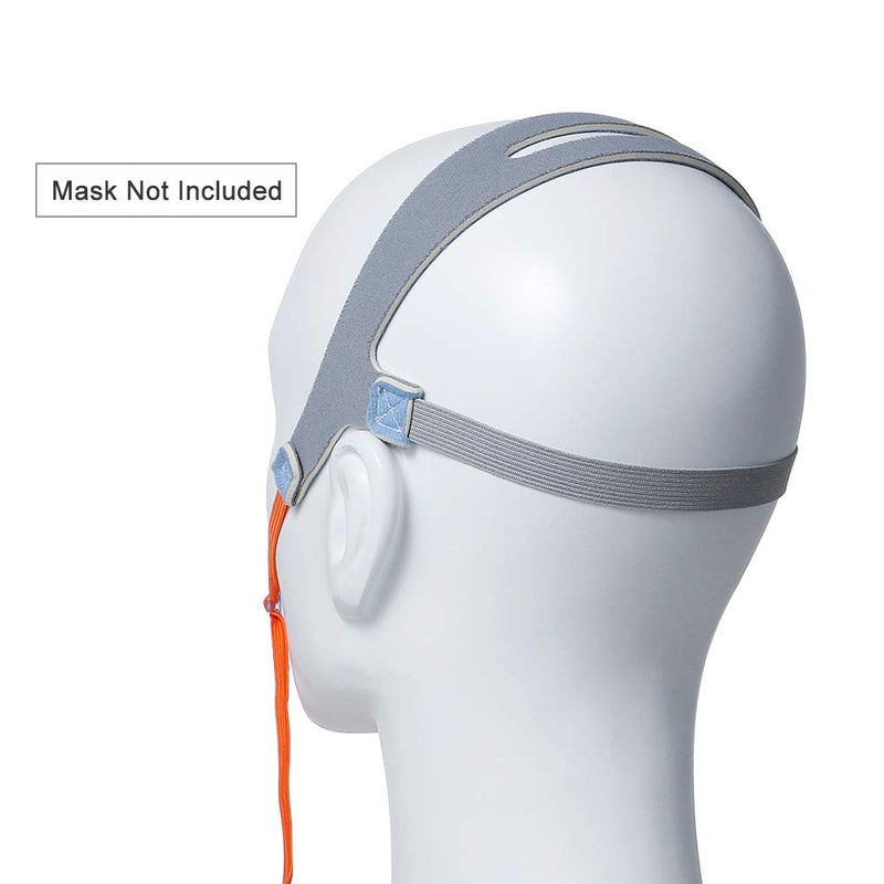 [Australia - AusPower] - No-Slip Secure Mask Strap, Mask Holder for Cool Mist Inhaler Compressor System, Comfortable Adjustable Head Straps for Children and Adults 