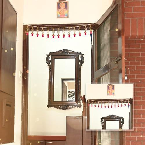 Toran Bandanwaar Decorative Hanging for Wall Door Home Temple Festival Wedding Function Party Decoration Décor and Gifting (Pink)