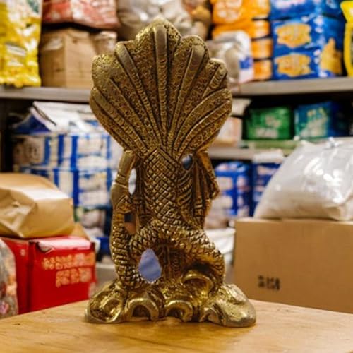 Brass Statue of Lord Satyanarayana (Sheshnag Vishnu) Hindu god Idol Sculpture Home Temple décor Gift Pooja Size: 4" Inch - 200 Grams