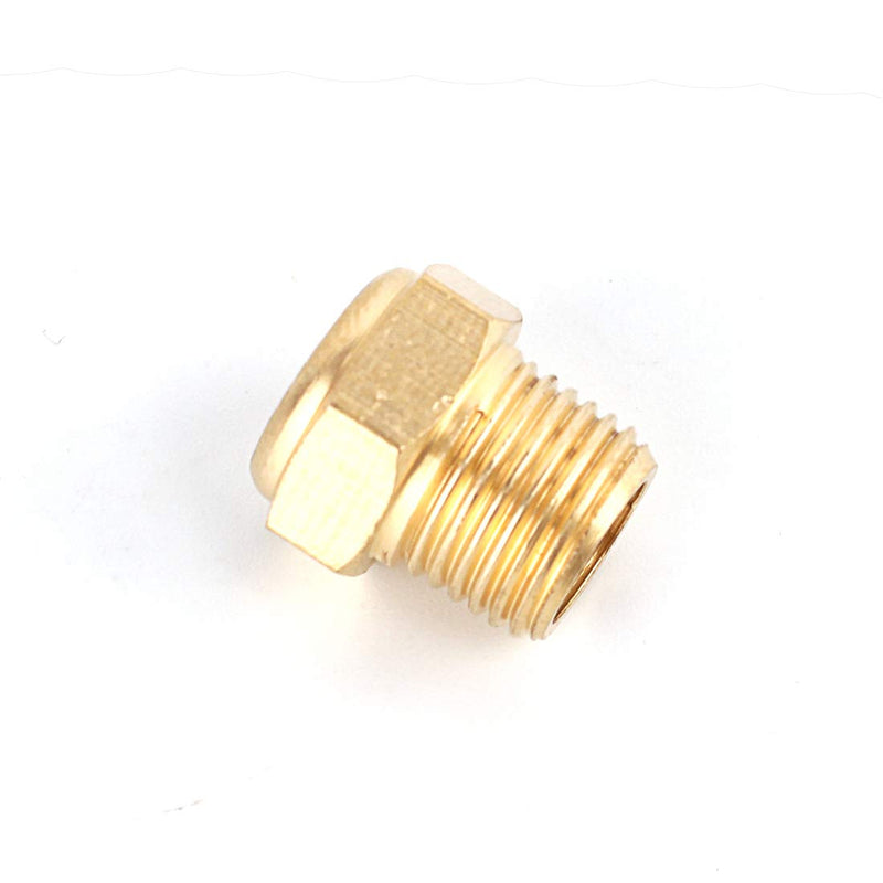 [Australia - AusPower] - SNS PSV-N01 Male Thread 1/8 NPT Brass Pneumatic Exhaust Muffler Silencer 10 PCS Per Pack 