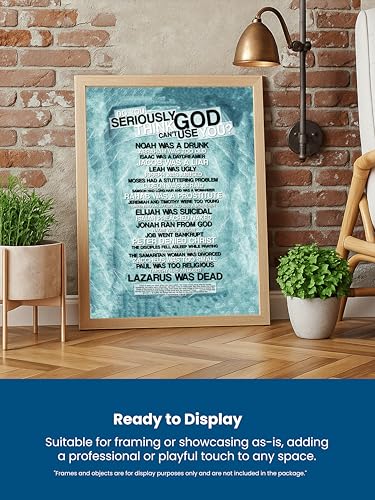 God Can Use You, Modern Christian Wall Art, 11x14 Unframed