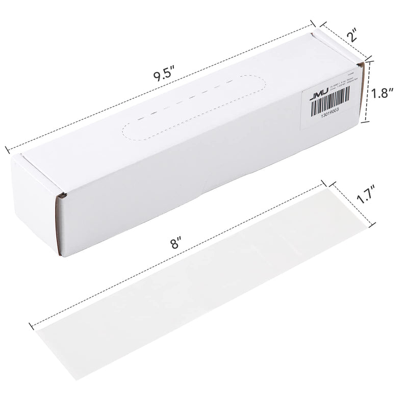 [Australia - AusPower] - JMU Dental Digital X-Ray Sensor Protective Covers, 500pcs X-Ray Sensor Sleeves (8" x 1-3/8") 8" x 1 3/8" 