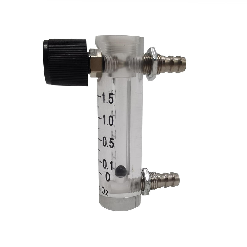 [Australia - AusPower] - Oxygen Flow Meter 0.1-1.5LPM Flowmeter for Fluid Filtration System Oxygen Air Flowmeter Gas Regulator Acylic Flow Meter with Control Valve for Oxygen/Air/Gas 