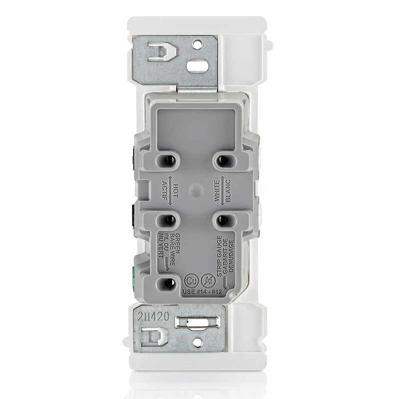 [Australia - AusPower] - Leviton E5325-MW Decora Edge 15 Amp Tamper-Resistant Duplex Wall Outlet, 10 Count (Pack of 1) - White 10 Count (Pack of 1) 