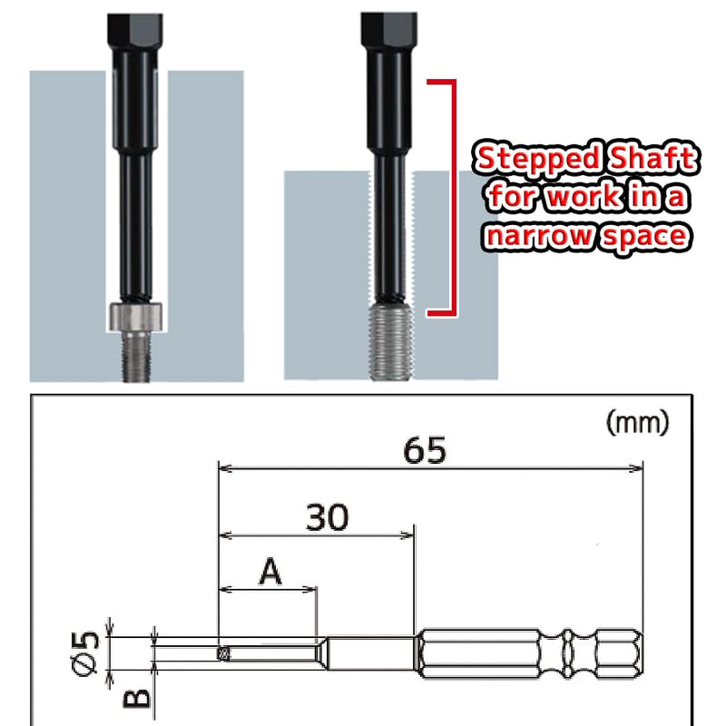 Rapid Screw Extractor Remover kit for Hex Head Screws (Allen Type). ENGINEER DZ-84