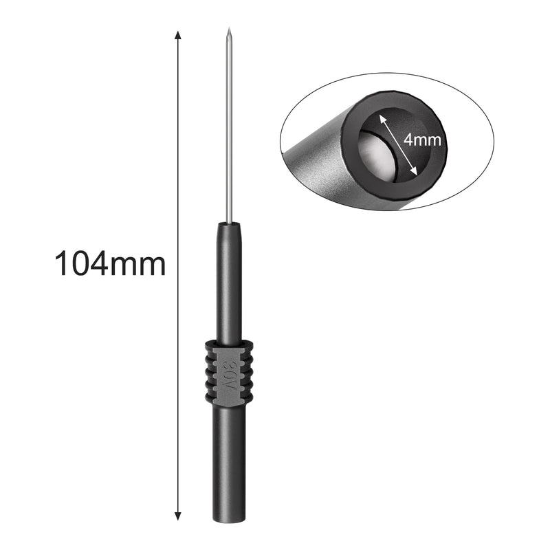 [Australia - AusPower] - Goupchn Back Probe Pins 10PCS Flexible Bendable Test Probes 10 Colors for Wire Piercing Automotive Car Repairing Electrical Testing Ten Colors Flexible Probes 