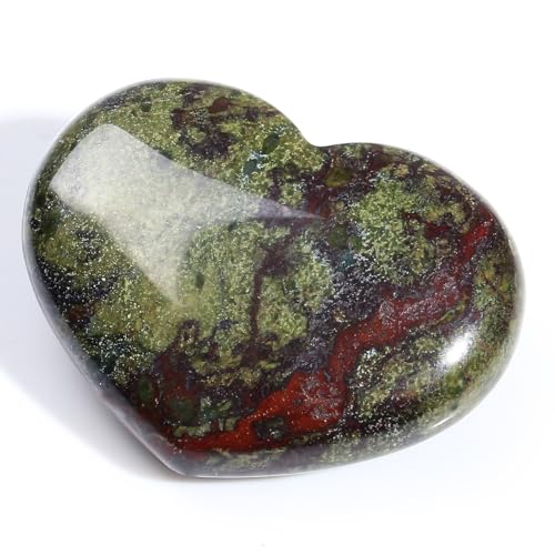 MAIBAOTA 45 mm Dragon Stone Crystals Natural Heart Stone Crystal Gifts Multicolor01