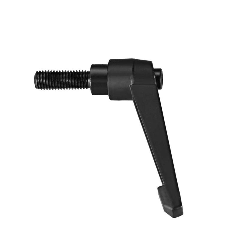 [Australia - AusPower] - uxcell M12 x 25mm Handle Adjustable Clamping Lever Thread Push Button Ratchet Male Threaded Stud Knobs Quick Release Screw Handles Bolts with Locking Lever Black 