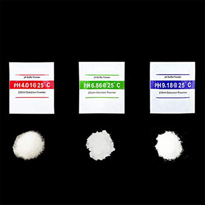 [Australia - AusPower] - Nynelly 15 Pack pH Meter Buffer Solution Powder pH 6.86, 4.01, 9.18 for Precise Calibrate pH Meter, pH Calibration Powder Solution, pH Tester Calibration Powder Packets 15pcs 